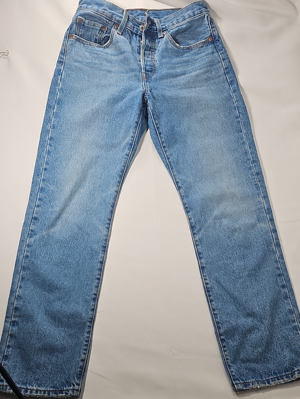 Light Blue Straight-Leg Women's Jeans
